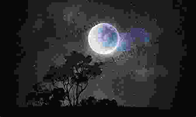 A Bright Moon Illuminating A Dark Night Sky One Bright Moon Drew Kwong