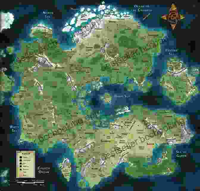 A Detailed Map Of The World Of Anima, Showcasing Its Vast Landscapes And Diverse Regions. Anima: A Divine Dungeon (Artorian S Archives 6)