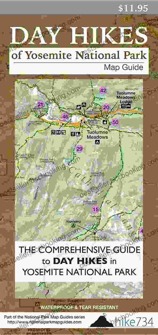 A Detailed Map Showcasing The Diverse Single Day Hiking Trails Featured In The Book. America S Best Day Hikes: Spectacular Single Day Hikes Across The States