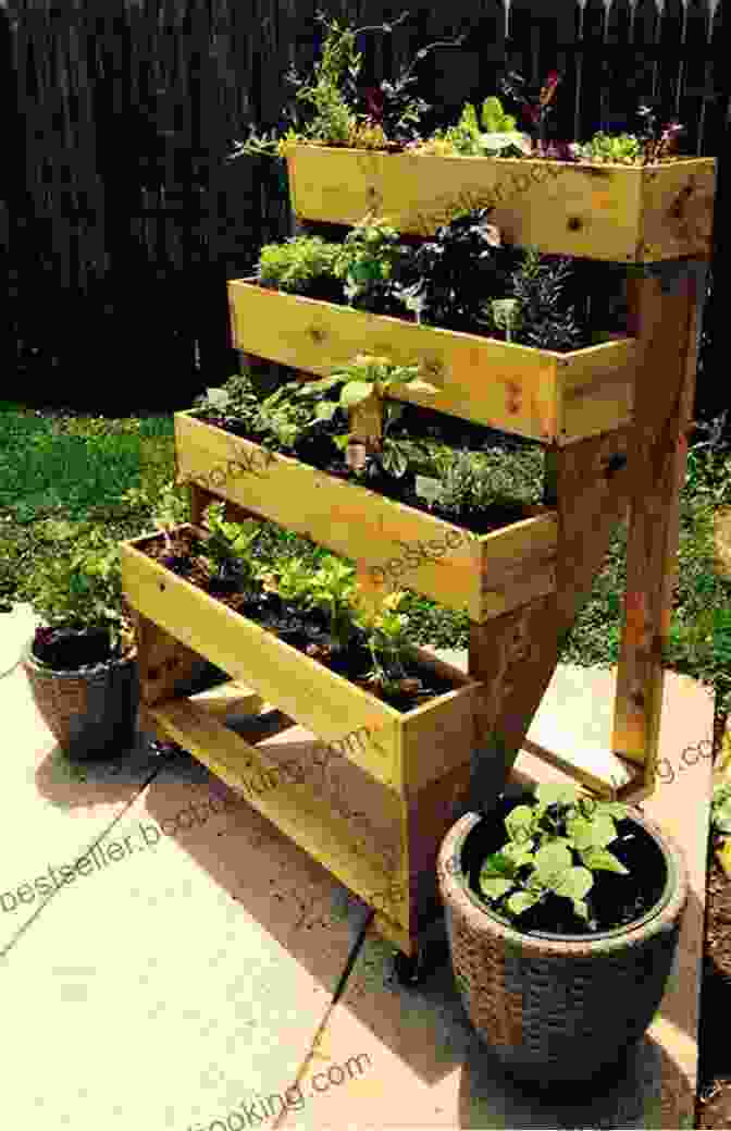 A Lush Vertical Garden With Vegetables And Flowers Cascading Downwards Vertical Gardening: Grow Up Not Out For More Vegetables And Flowers In Much Less Space