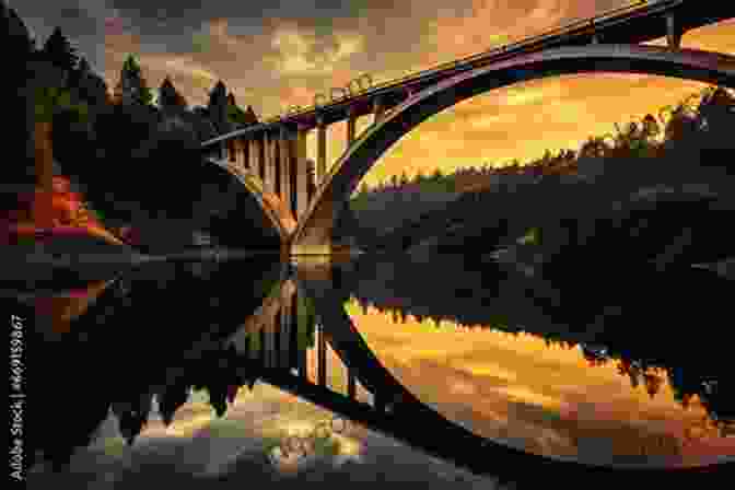A Majestic Bridge Spanning A Wide River, Symbolizing The Transformative Power Of Connections Walking With Bears: On Bridges To Earth S New Era