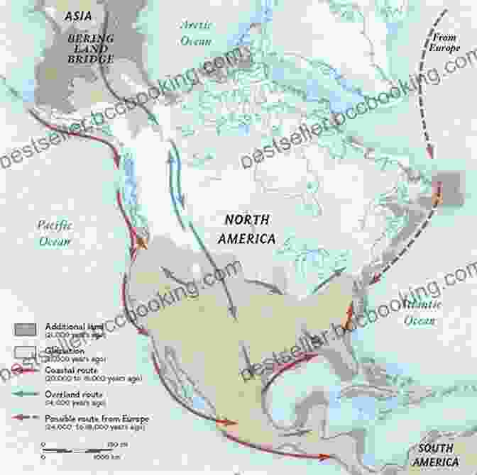 A Map Of The Bering Land Bridge, A Landmass That Once Connected North America And Asia Across Atlantic Ice: The Origin Of America S Clovis Culture