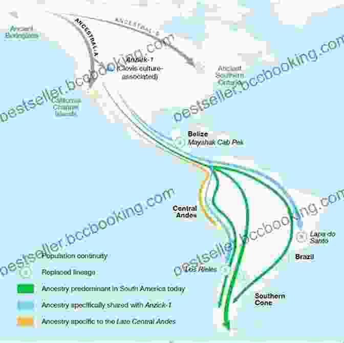 A Map Of The Coastal Migration Route, A Possible Pathway For The Clovis People To Travel To North America Across Atlantic Ice: The Origin Of America S Clovis Culture
