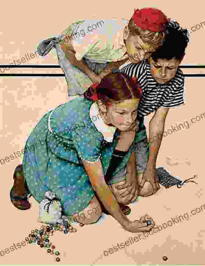A Painting By Norman Rockwell Depicting A Group Of Children Playing In A Park American Mirror: The Life And Art Of Norman Rockwell