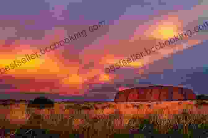 A Stunning Sunset Over Uluru In The Northern Territory Bill S Story: Memories Of Outback Roads And Characters
