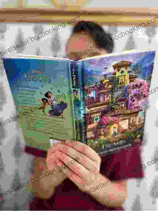 A Vibrant Illustration From The Encanto Deluxe Junior Novel Depicting Mirabel Exploring The Magical Casita, Surrounded By Her Family Members And Their Unique Gifts. Encanto Deluxe Junior Novel Disney