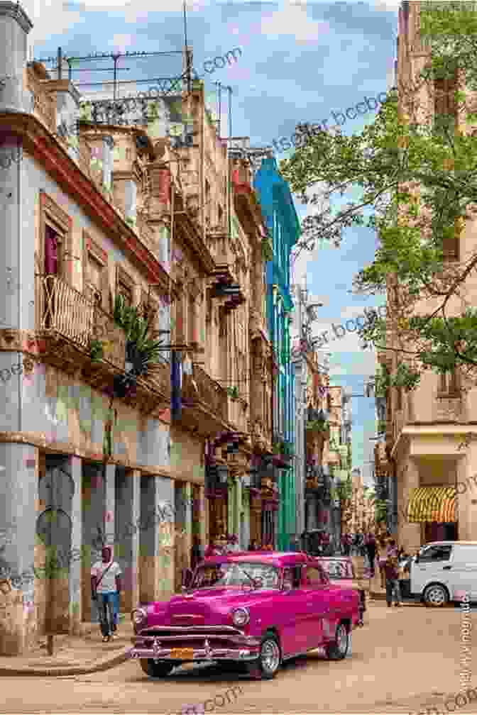 A Vibrant Street Scene In Cuba, Capturing The Lively Energy And Colorful Interactions Of Its People. Island That Dared: Journeys In Cuba