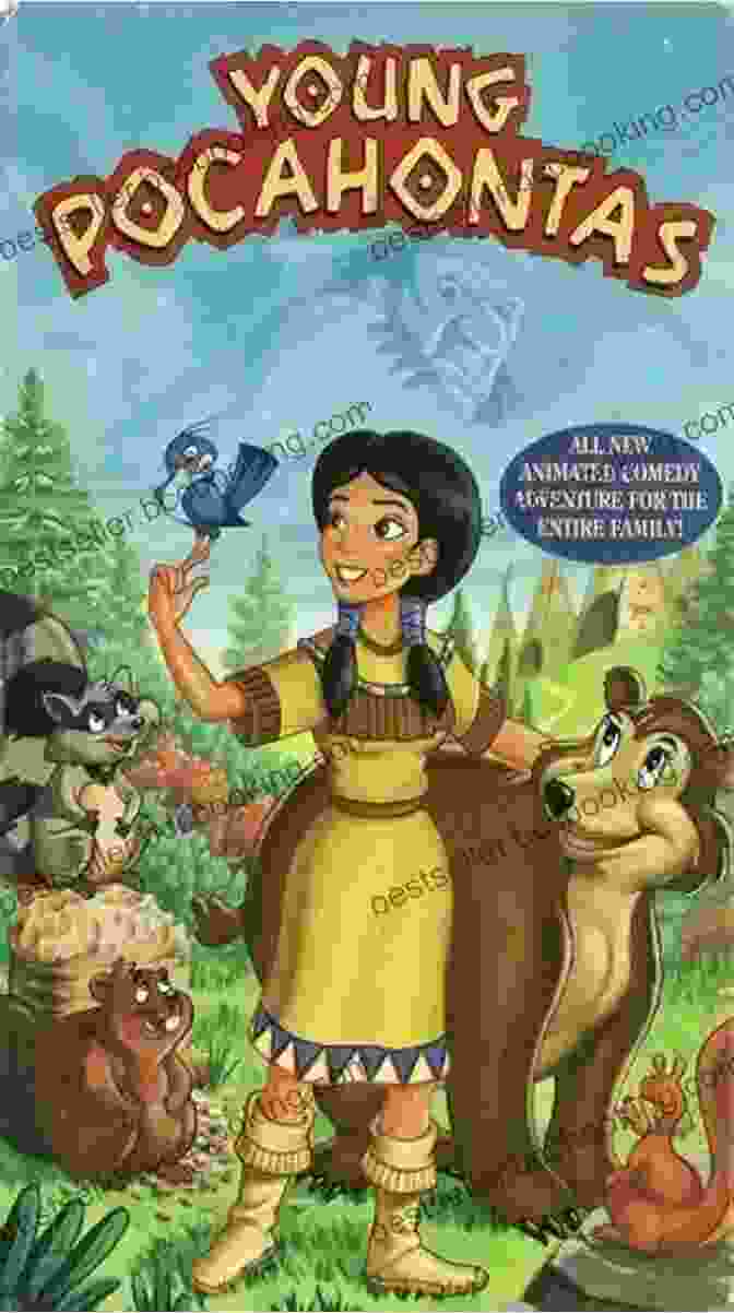 A Young Pocahontas Playing In The Forest, Surrounded By Nature The Legend Of Pocahontas North American Colonization Biography Grade 3 Children S Biographies