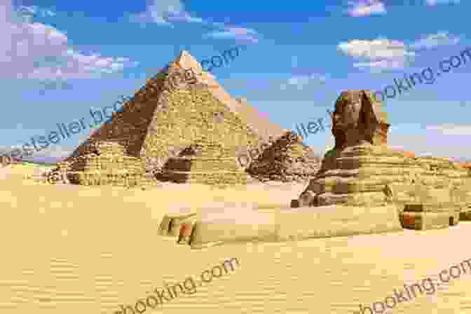 An Enigmatic Scene From Ancient Egypt, With Towering Pyramids And Hieroglyphs Demon From Egypt Dora Benley