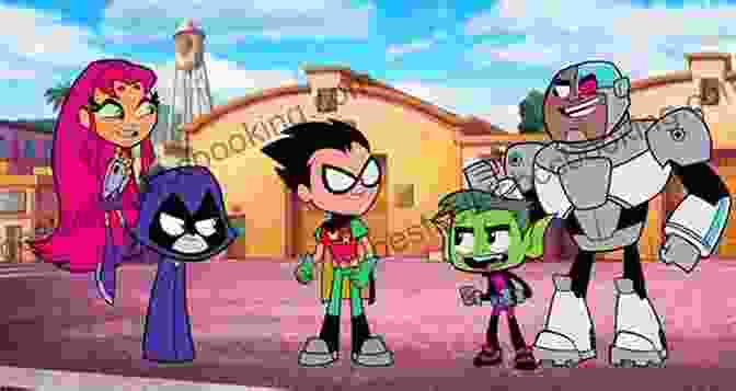 Animation Still Of The Teen Titans Team Standing Together, Ready For Action. Teen Titans (2003 2024) #99 Diane Carol Mark