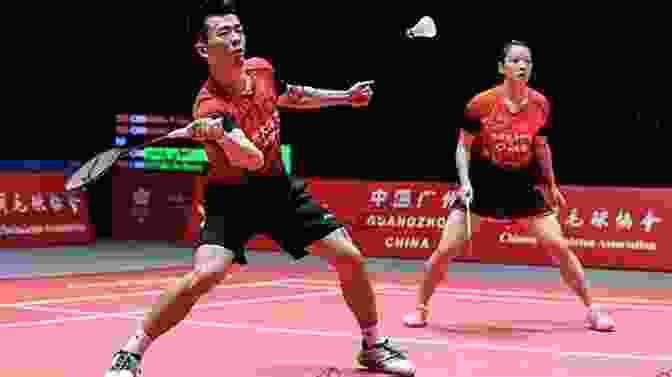 Badminton Players Competing In A Tournament BADMINTON FOR BEGINNERS: EASY GUIDE TO BADMINTON BASICS RULES SKILLS STEPS TIPS AND MANY MORE