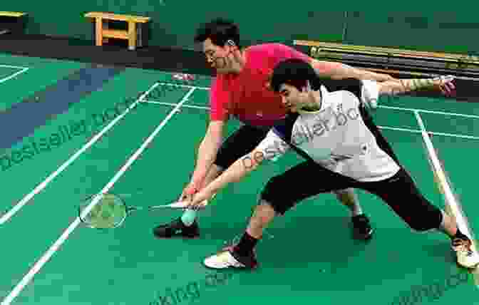 Badminton Training Session With Coach BADMINTON FOR BEGINNERS: EASY GUIDE TO BADMINTON BASICS RULES SKILLS STEPS TIPS AND MANY MORE
