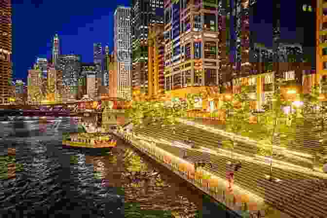 Chicago Riverwalk With Chicago Skyline In The Background DK Eyewitness Top 10 Chicago (Pocket Travel Guide)