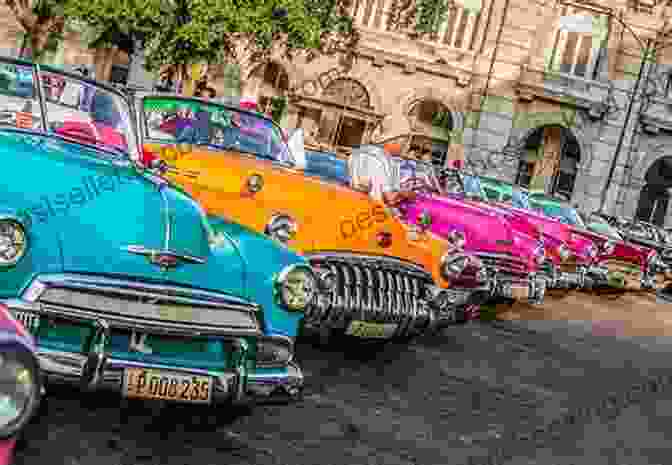 Colorful Vintage Cars Lining A Street In Havana Cuba Underground Dennis Valder