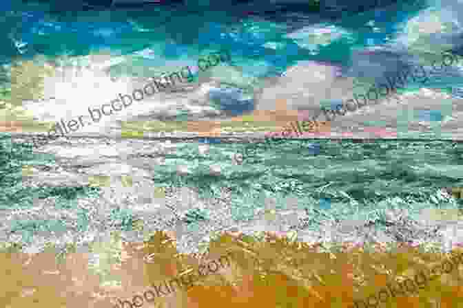 Cover Image Of Savage Seas And Sfumato Skies, Featuring A Painting Of A Vast Ocean With Stormy Waves And A Vibrant Sky Savage Seas And Sfumato Skies: Painting Lyrical Landscapes With Brushstrokes And Words