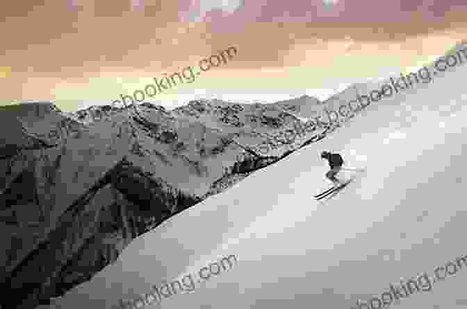 Dinesh Kumar Goyal Skiing Down A Mountain Slope, Surrounded By Snow And Mountains Next Level Skier Dinesh Kumar Goyal