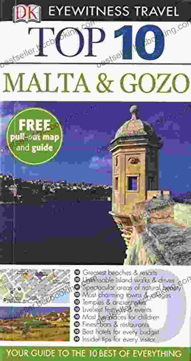 DK Eyewitness Top 10 Malta And Gozo Pocket Travel Guide Cover Featuring A Panoramic View Of The Maltese Coastline With Historic Fortifications And Traditional Boats In The Foreground. DK Eyewitness Top 10 Malta And Gozo (Pocket Travel Guide)