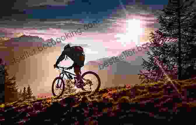 Full Tilt Book Cover Featuring A Cyclist On A Mountain Bike, With A Backdrop Of Mountains And A Sunset Full Tilt: Ireland To India With A Bicycle