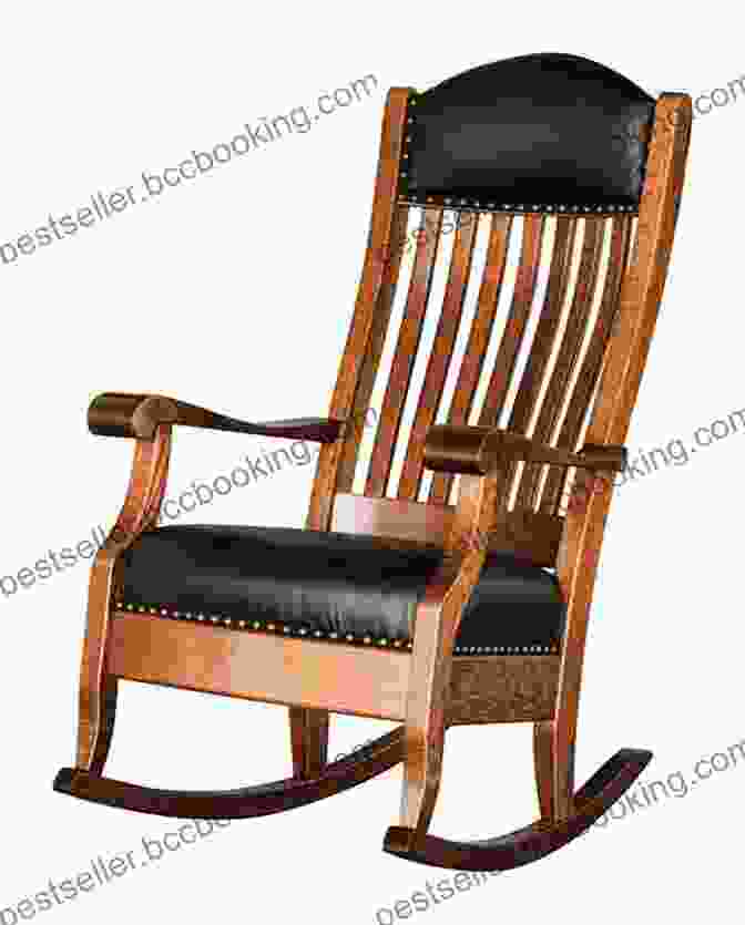 Image Of A Beautifully Crafted Wooden Rocking Chair Woodworking: The Complete Step By Step Manual