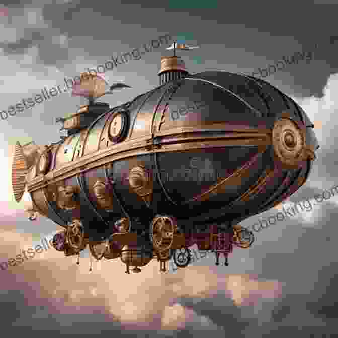 Intricate Illustration Depicting A Steam Powered Airship Floating Through The Sky, With Gears, Pipes, And Steam Billowing Mechanika Revised And Updated: Creating The Art Of Space Aliens Robots And Sci Fi