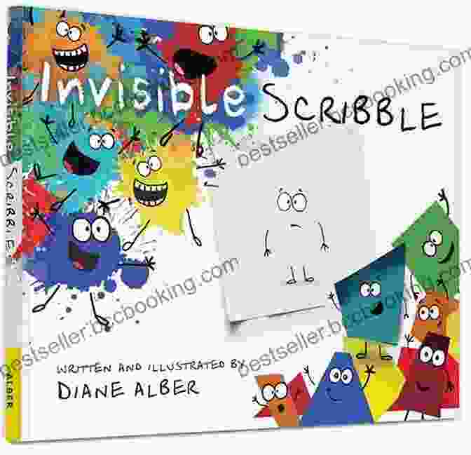 Invisible Scribble Book Cover Featuring A Young Woman With Scribbles On Her Face Invisible Scribble Diane Alber