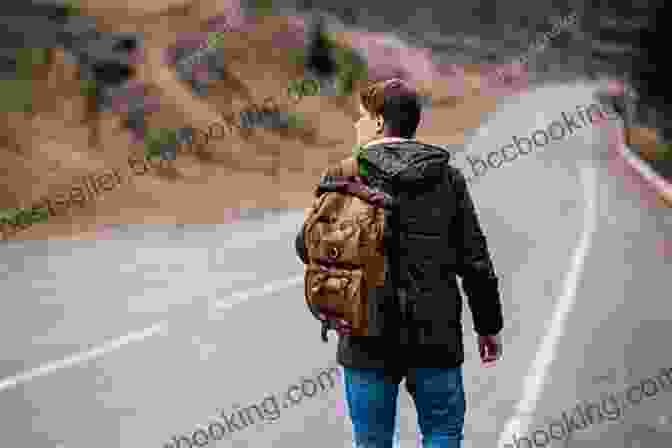 Jack, A Young Man With A Backpack, Standing On The Side Of A Deserted Road Hit The Road Jack: 5 Novellas (The Hunt For Jack Reacher Series)