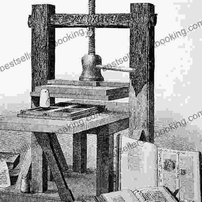 Johannes Gutenberg Operating His Printing Press, Surrounded By Metal Movable Type Index A History Of The: A Bookish Adventure From Medieval Manuscripts To The Digital Age