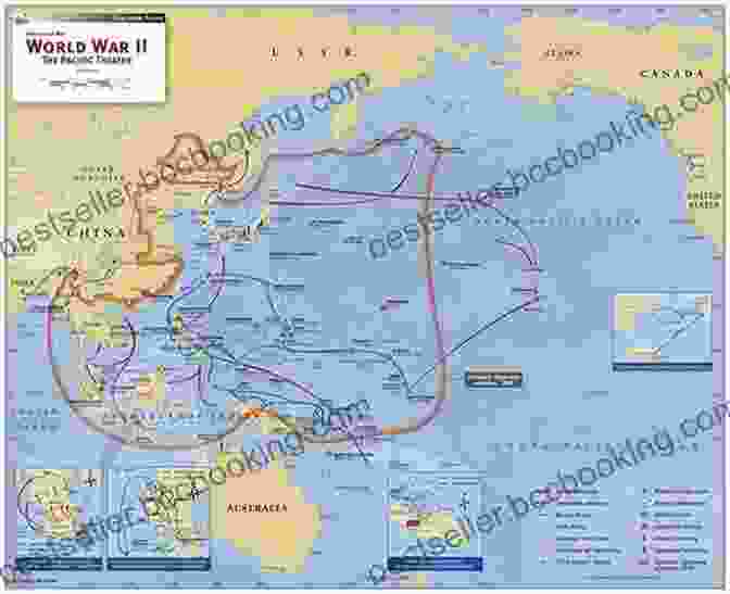 Map Of The Pacific Ocean During World War II US Military In WW2: Civilian Heroes (Annotated): They Call It Pacific Manila Espionage And Can Do The Story Of The Seabees