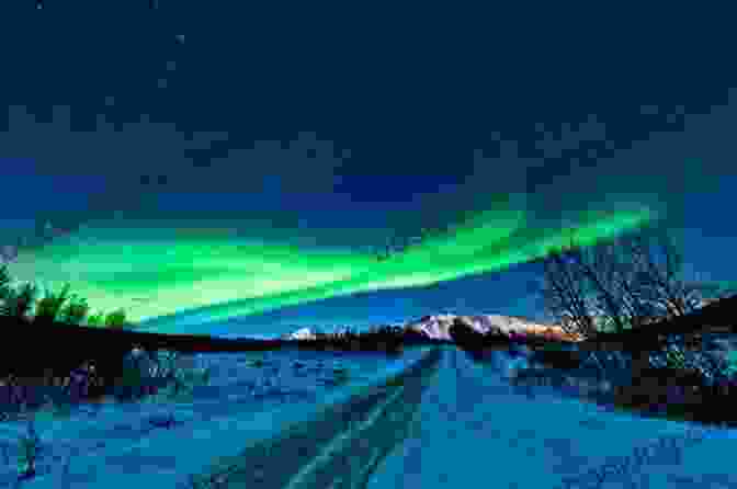 Mesmerizing Display Of The Aurora Borealis Over A Tranquil Alaskan Landscape, Illuminating The Winter Sky With Vibrant Colors. The Wild Side Of Alaska