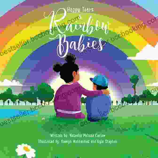Our Rainbow Baby Book Cover, Featuring A Rainbow And A Photo Of A Smiling Family Our Rainbow Baby Dr Velma Bagby