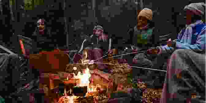 Skeeter And His Family Sharing A Campfire, Surrounded By A Cozy Tent Watch Out For Them Skeeter Bushes Or They Ll Git Che