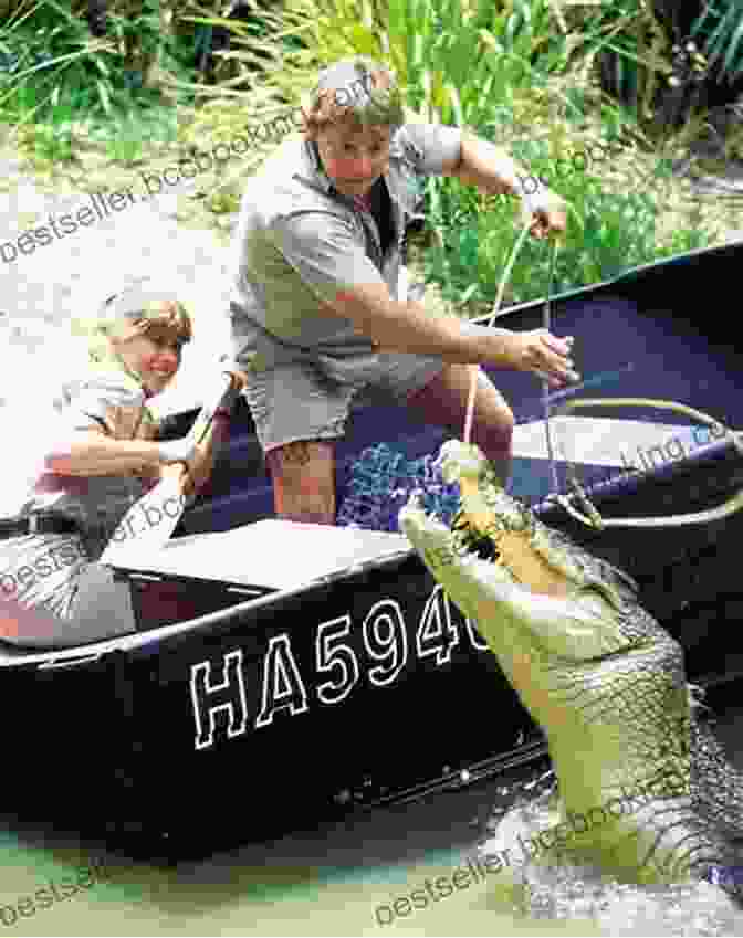 Steve Irwin, The Crocodile Hunter, Smiling And Holding A Crocodile Who Was Steve Irwin? (Who Was?)