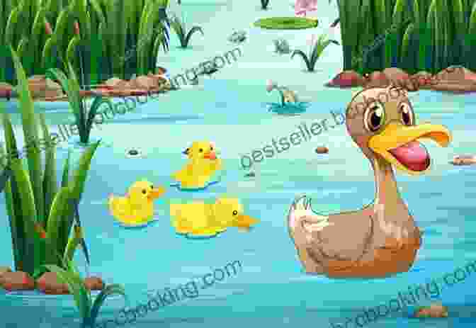 Vibrant Illustration Of Ducks Swimming In A Pond Ducks Deborah Underwood