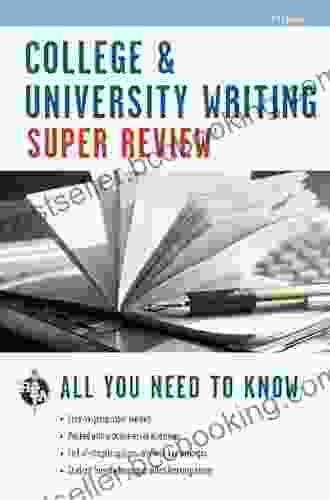 College University Writing Super Review (Flash Card Books)
